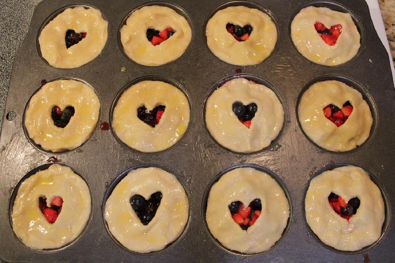 Mini Mixed Berry Pies - Cozy Country Living